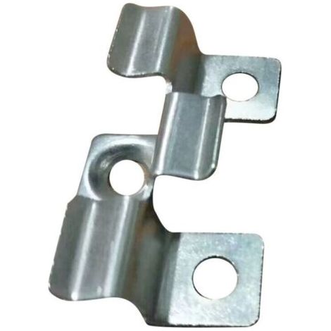 Clips de fixation pour terrasse composite – Lot de 100 pièces en acier inoxydable, hauteur 1 cm, système invisible