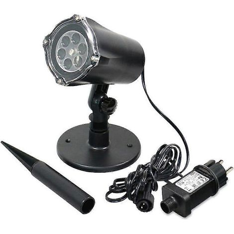 Projecteur lumineux LED extérieur étanche pour Noël, Halloween et Pâques, idéal pour décorer jardin et terrasse.