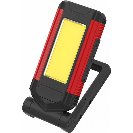Lampada da Lavoro LED USB Magnetica Pieghevole per Auto Rosso (1/5)