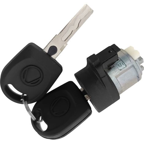 Suitable for Volkswagen B5 and Audi A6 ignition lock cylinders, B5 car ignition lock cylinders with 2 keys, 3B0905855C (1/3)