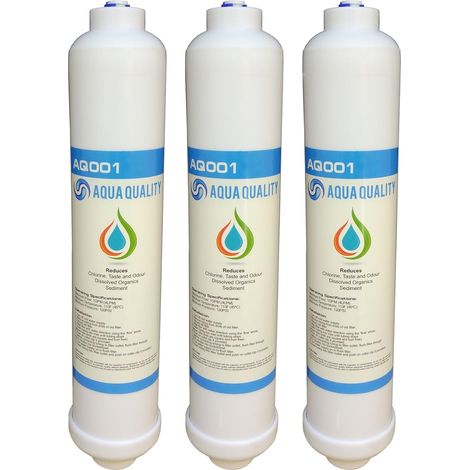 lot de 3 filtres à eau de remplacement sous l’évier de qualité (1/5)