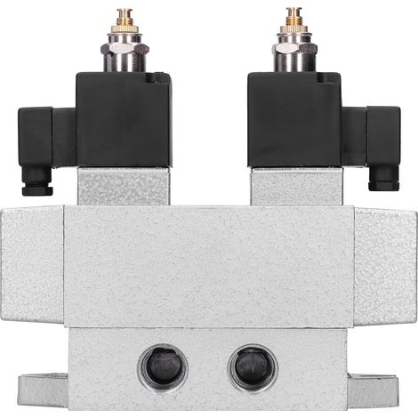 Électrovanne 3 positions 5 voies à double commande électrique, fournitures industrielles G1/2 po K35D2H-15AC 110 V (1/5)
