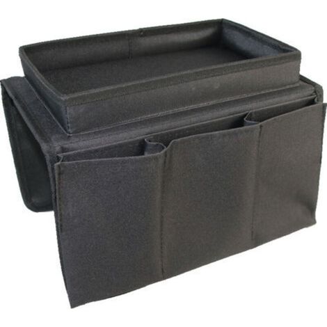 [NEVER USED] Sofa organizer for sofa armrest, remote control holder, storage bag with cup holder for tablet, phone, book, magazines