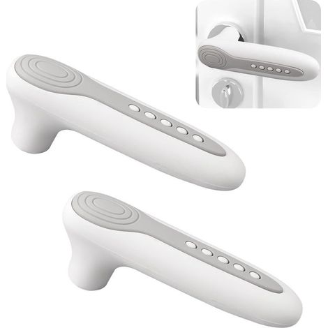 Pack Anti-Static Silicone Door Handle Covers for Square and Flat Door Handles (1/5)