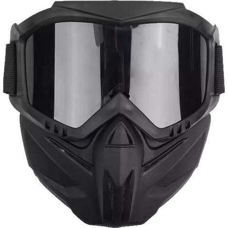 Masque de protection anti-chaleur pour soudeur, protection pour soudage électrique, protection oculaire intégrée respirante et isolante thermique pour soudage électrique (1/5)