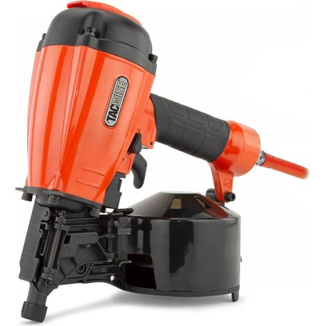 Tacwise FCN55V Pneumatic Coil Nailer Framing Nail Gun Flat and Conical Top 55mm (1/5)