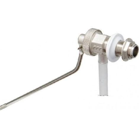 RUBINETTO A GALLEGGIANTE SILENZIOSO IN OTTONE STAMPATO - TIPO C 3/8  - 225 mm