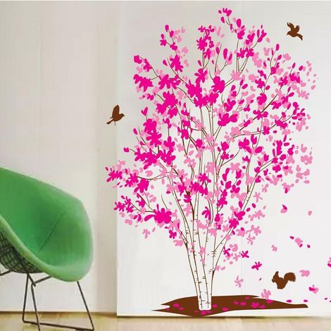 Sticker mural Arbre des Rêves, décoration intérieure tendance, papier peint amovible (1/3)