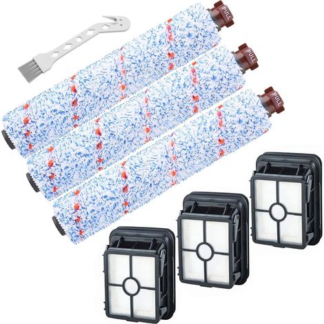 Filtre pour brosse rotative d'aspirateur, compatible avec les autolaveuses de sol Bissell 1866/2306/2303/1785, brosse rotative multifonctionnelle, filtre pour aspirateur, accessoire pour aspirateur. (1/3)