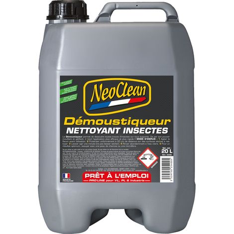Nettoyant insectes et fientes et moustiques - bidon de 20 litres - Ce produit de marque NEOCLEAN est neuf.
