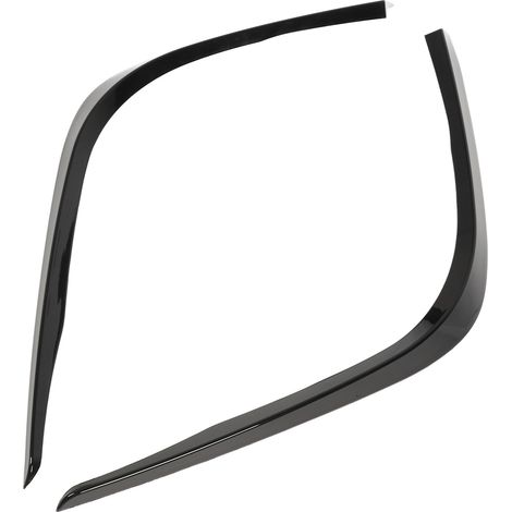 1 paire de caches antibrouillards, sourcils de pare-chocs avant, garniture de spoiler latéral, remplacement pour Toyota Camry Sport 2018 à 2020, noir brillant (1/5)