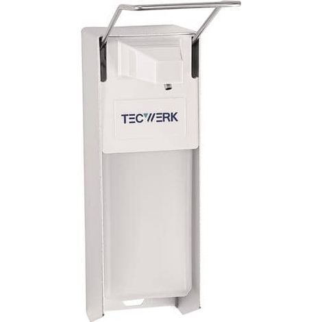 TECWERK Desinfektions- u.Spender H165xB95xT290ca.mm ABS m.Hebel weiß 1l TECWERK (1/3)