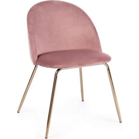 SEDIA TANYA VELLUTO ROSA (1/5)