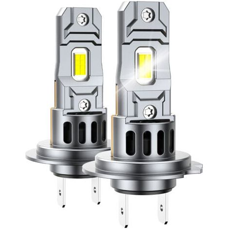 Lampadine LED H7 per fari auto, anabbaglianti e abbaglianti, sostituzione luminosa per lampadine alogene H7, design 1:1, plug-n-play (1/4)