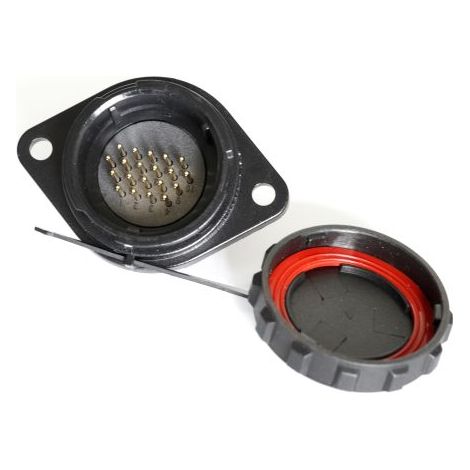 Connecteur circulaire RS PRO, Standard 20 contacts, Montage panneau, raccordement A souder ( Prix pour 1 )