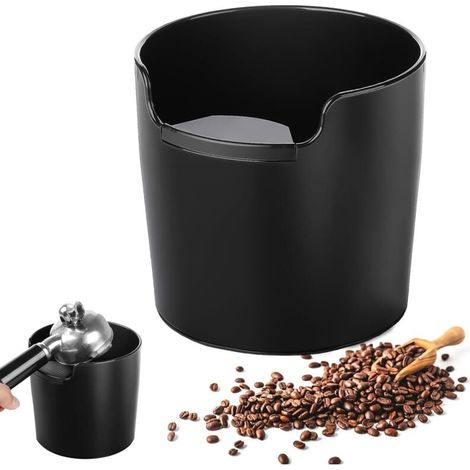 Bac à frapper pour porte-filtre, machines Espresso Knock Box, boîte à café pour marc de café, boîte à frapper Barista Accessoires pour la collecte et le recyclage du marc de café (1/4)