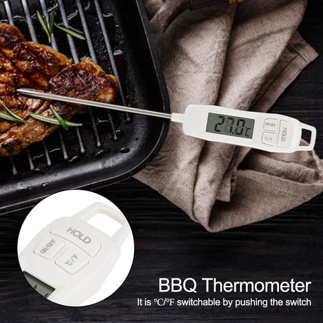 Thermomètre numérique pour aliments et liquides, testeur de température pour la cuisine, le barbecue et les grillades. (1/5)