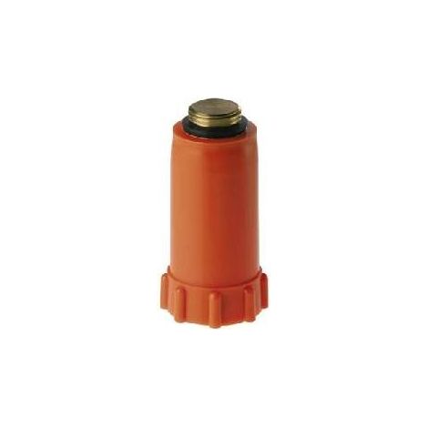 TAPPO DI COLLAUDO PROVA IMPIANTO C/FILETTO IN OTTONE Misura: Rosso - 1/2