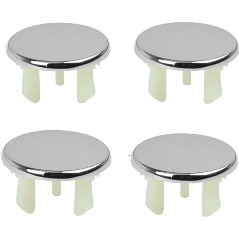 Tappo di troppo pieno per lavandino, 4 pezzi di troppo pieno per rubinetti, tappo di troppo pieno per lavandino, copertura del foro del lavandino per lavandino, bagno, cucina