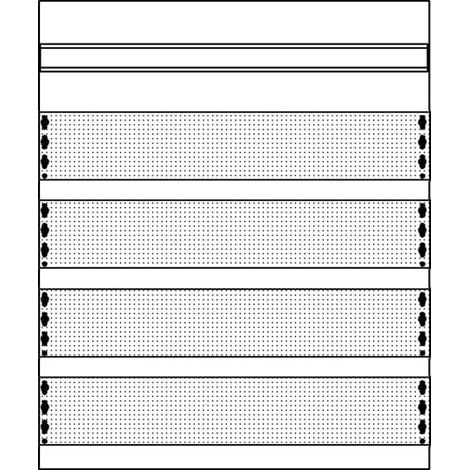 2MM0 Panneau Médias 4 Rangées 2CPX037490R9999 ABB D737490 (1/2)