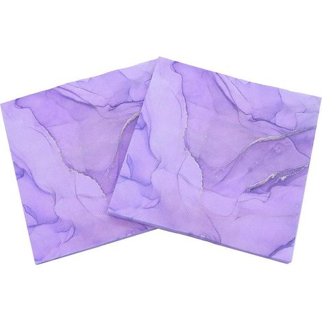 lot De 40  Serviettes En Papier Colores-serviettes De Table Marbres, Pour La Gastronomie, Anniversaire, Mariage, Dcoration De Table, Runion De Fam