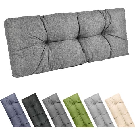 Garronda Coussin Palette Extérieur Imperméable 120x45cm Gris GD-0252 (1/5)