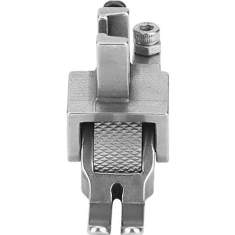 Presse-pied à rouleau réglable pour machine à coudre plate, accessoire adapté aux tissus épais, avec molette de pression ajustable, outil de couture professionnel (1/5)