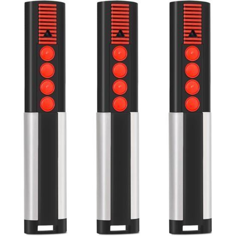 Lot de 3 émetteurs portatifs de rechange pour SOMM-4020V000, télécommande de porte de garage 4 canaux 868,8 MHz, compatible avec motorisation de portail SOMMER (1/5)