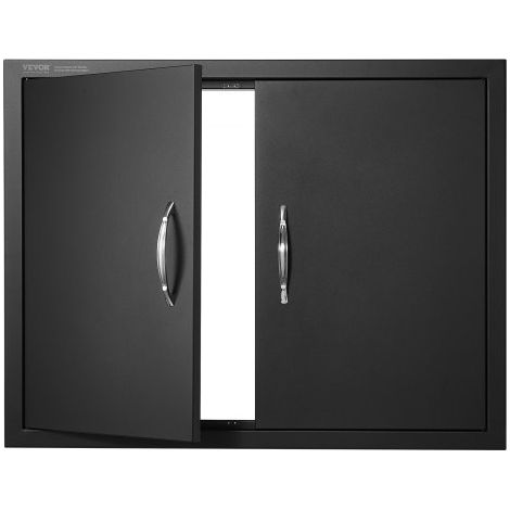 Porte d'Accès pour Barbecue Double Porte de Cuisine Extérieure (1/5)