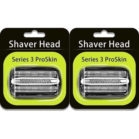 Têtes de rasage de rechange Braun Series 3 32B, têtes de rasage Braun S3 (2 pièces) (1/4)