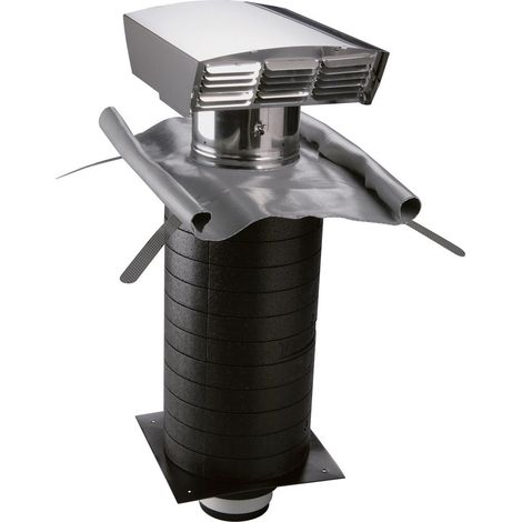 Bosch Zubehör Wohnungslüftung DDF 160/1 Dachdurchführung d:160 mm, Edelstahl, 7719003366
