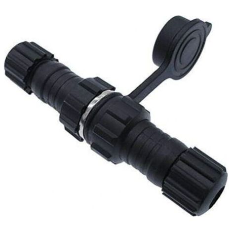 5set QL16-7P Pin Waterproof Electrical Aviation Socket, 16MM Metal Panel Aviation Connector Plug with Rubber Protector Cap (1/5)