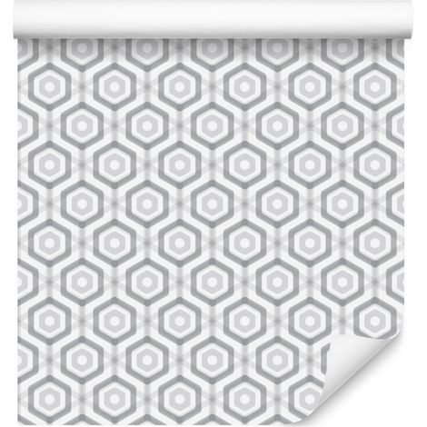 Papier peint à motif géométrique moderniste pour salon et chambre 50x1000 cm (1/5)