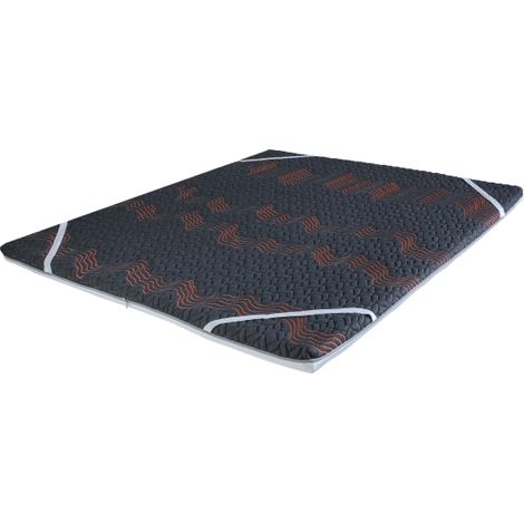 Topper Piazza e Mezza in Memory foam e Memory Gel Doppia Stagione 5 cm - sfoderabile - Misura: 120x195 Fuori misura (1/5)