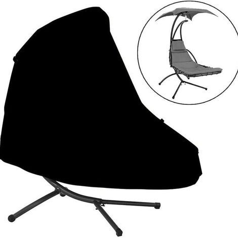 Housse transat suspendue en tissu Oxford imperméable – Dimensions 185 x 116 x 198 cm – Protection contre intempéries et vent (1/5)