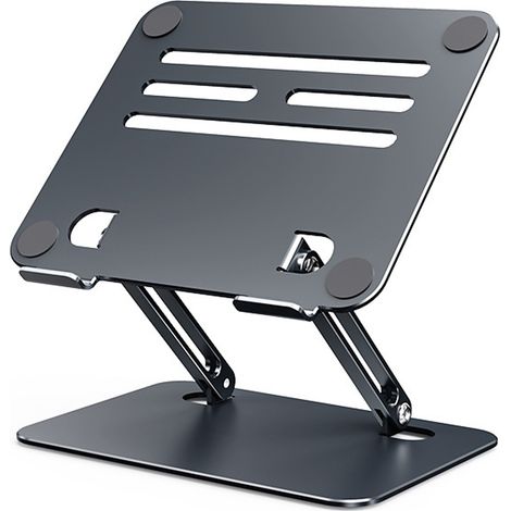 Support vertical pour écran d'ordinateur portable, support de bureau réglable et respirant (1/5)