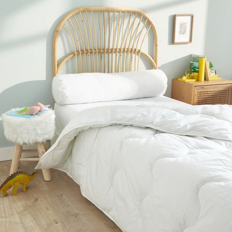 Couette Blanrêve très chaude 140 x 200 cm Gamme "Confort" traité Anti Acarien Soft & care - Blanc - (1/4)