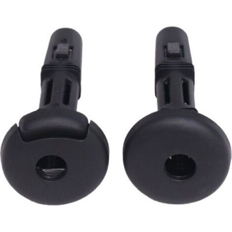 Lot de 2 Guides D’Insertion en Plastique Noir pour Appuie-Tête de Siège Auto Tubes de Fixation Compatibles Système de Verrouillage Accessoires Intérieurs pour Siège Voiture (1/4)