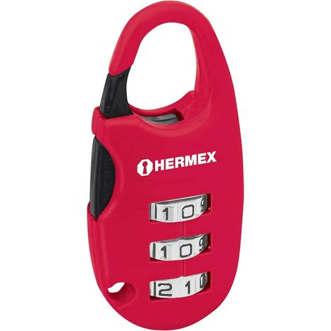 Hermex Candado maleta combinación 25 mm