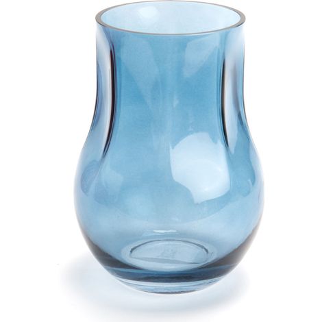 Amadeus - Vase Belly bleu 16 cm