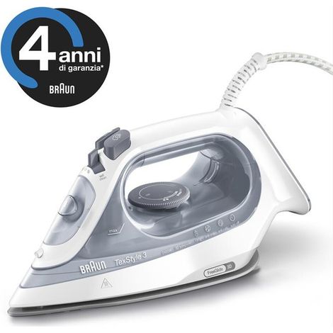 Braun SI 3054 Ferro da stiro a vapore grigio 2400W 270ml (1/5)