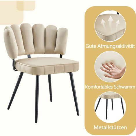 Table ronde 107 cm avec rangement intégré + 2 chaises tissu fleur beige clair, dossier fleuri, style industriel, ensemble salle à manger compact pour petit espace. (1/5)