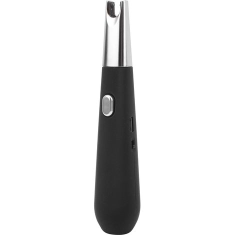 Briquet USB à impulsion rechargeable, mini briquet portable pour bougie, usage intérieur et extérieur, noir (1/5)