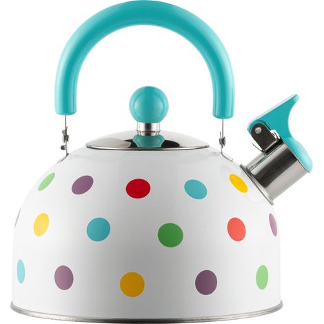 Bouilloire à Thé Pois 2.5L – Acier Inoxydable pour Cuisinière (1/5)