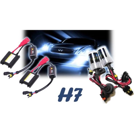 TRADE SHOP - Kit Completo Xenon Xeno Lampade Fari Luci H7 6000 K Centraline 35w Auto E Moto - (1/2)