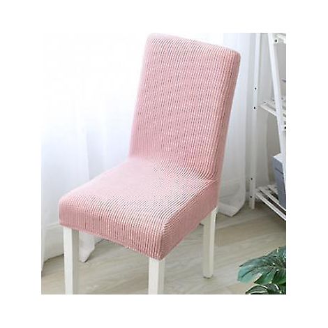 (rose, Lot De 4) Housse De Chaise Lot De 4 Couverture De Chaise De Lasthanne Jacquard Pattern Housse De Salle Manger Universel Housse De Protecti (1/5)