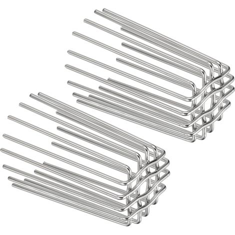 45 mm (1.8") OD Filtre De Gouttière, 2Pcs Bouchon De Finition PVC Grille De Toit Couverture De Ventilation Couverture En Acier Inoxydable Pour Tuyau D'échappement De Gouttière (1/5)