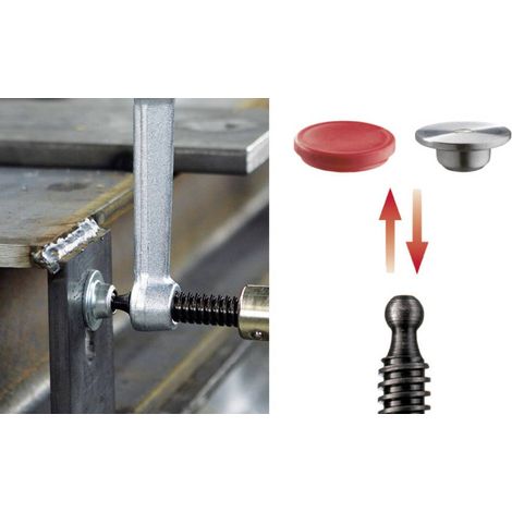 BESSEY - Set di cappucci a pressione 8 pezzi