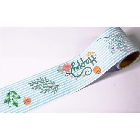 1tome Frises Papier Peint bandes bleues 12 X 600cm Moulure Murale Autocollant Murals (1/3)