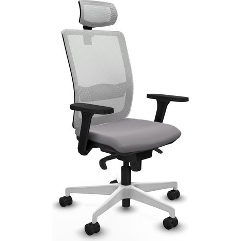 Silla de oficina piqueras y crespo Haches gris nylon cómoda (1/2)